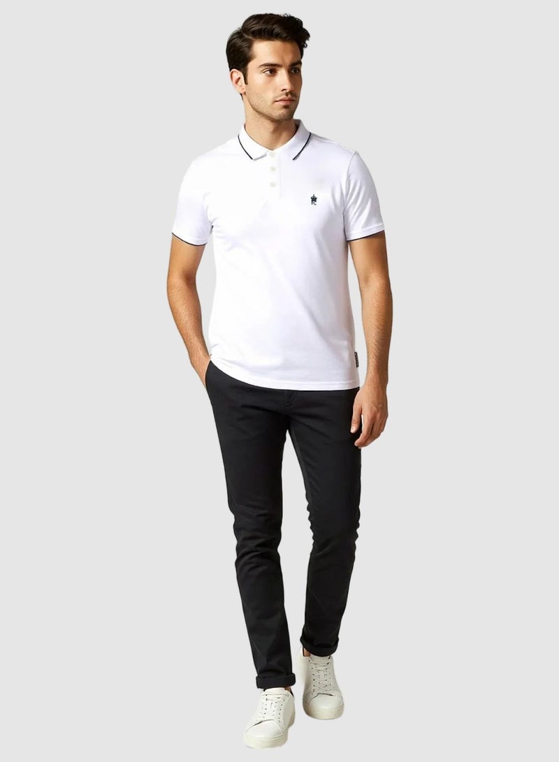 French Connection Basic Premium Cotton Logo Polo Shirt - Image 1