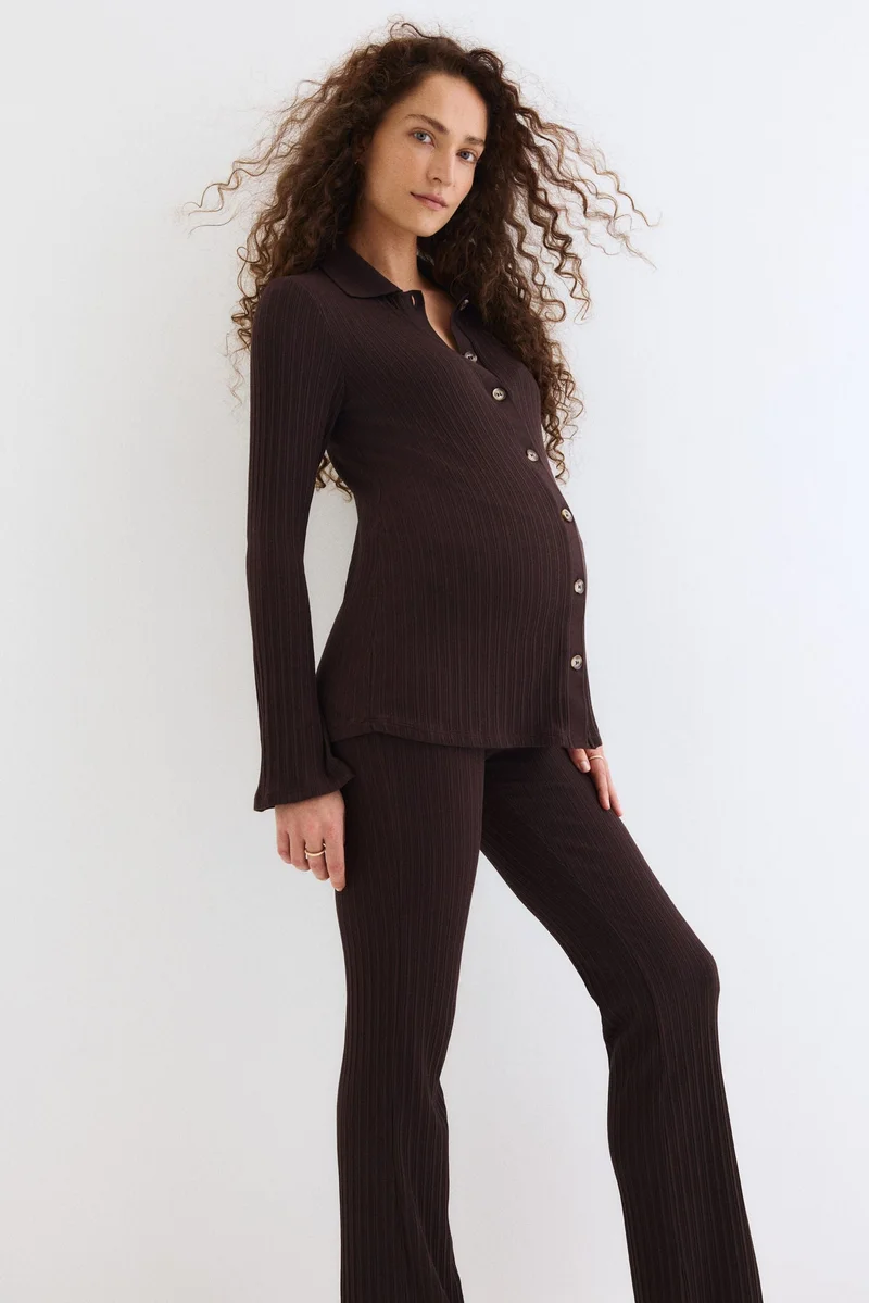 H&M MAMA 2-piece ribbed set