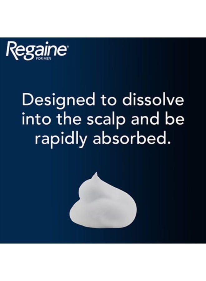 Regaine For Men Extra Strength 5% Minoxidil Hair Regrowth Foam 73ml × 3 Pack, Hair Loss Treatment for Men, Thinning Hair, Hair Regrowth & Male Pattern Hair Loss - Image 4