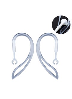 Generic Transparent Ear Hooks Compatible for AirPods Pro 360° Rotation Adjustable Flexible Anti-Slip Anti-Lost Sport Outdoor Replacement Earhooks Holder for AirPod Pro Multi-Dimensional Adjustable  - Image 1