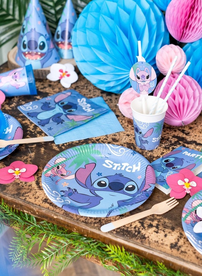 Procos أطباق PROCOS ستش وأنجل 23 سم، عبوة من 8 أطباق، FSC® مزيج، أطباق قابلة للتصرف، أطباق ورقية، عيد ميلاد، حفلة ذات طابع - Image 3