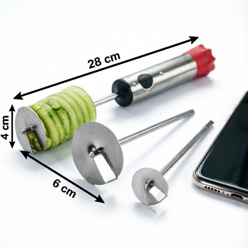 Vegetable Corer - 4 Piece Set for Hollowing Eggplant, Zucchini and Potatoes with Different Sizes - Image 5