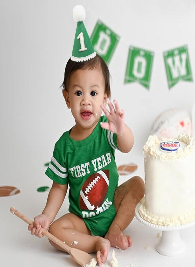BOOMPA Dark Green Jungle Safari Number One Cap - Baby Boy's 1st Birthday Crown Party Decoration - Wild One Birthday Hat - Image 5