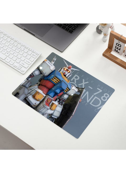 Gundam Cartoon Mouse Pad Game Mat Small Computer Table Mat Precision Lock Edge Desk Mat Mat-Color:300*250*5mm-Pattern:F-A5-08