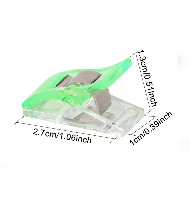 Colorful Sewing Clips 50pcs for Quilt Binding Knitting Crochet DIY - Image 3