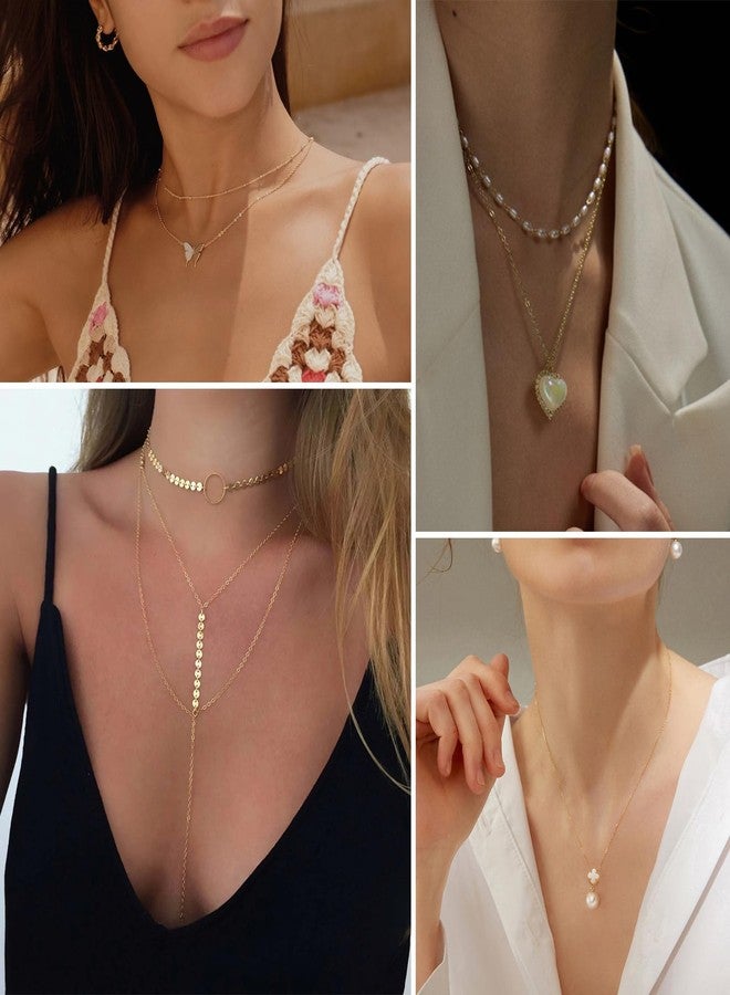 سلاسل كابلات مطلية بالذهب عيار 18 قيراطًا بتقنية PVD من Ucevi [33 قدمًا]، كمية كبيرة لصنع المجوهرات، سلاسل كابلات مسطحة من الفولاذ المقاوم للصدأ 304 بسمك 2 مم، بكرة لف لصنع المجوهرات والأعمال اليدوية - Image 5