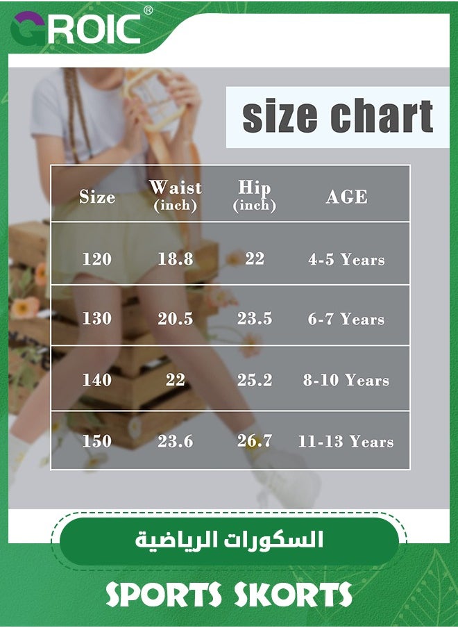 GROIC - تنانير رياضية، تنورة تنس مطوية مع جيوب للنساء، تنانير رياضية للجولف للسيدات عالية الخصر، تنانير رياضية للجولف للجري الكاجوال، تنانير جولف عالية الخصر للجري والتمارين الرياضية - Image 1