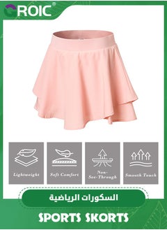 GROIC Sports Skirts, Pleated Tennis Skirt with Pockets for Women Athletic Golf Women's High Waisted Athletic Golf Sports Skirts for Running Casual, High Waisted Running Workout Tennis Golf Skirts  - Image 5
