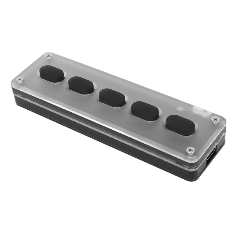 One Handed Keypad: Dual Mode Connection Programmable Silicone Mute Mini Keyboard - Wireless Bluetooth USB Wired for Office Gaming Music Design Video Editing - Image 2