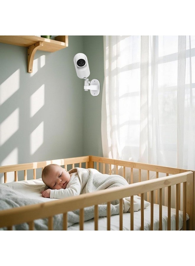 wochel Adhesive Baby Monitor Wall Mount Compatible with VTech Advanced HQ Max, Ajustable Baby Monitor Stand Without Drilling and Wall Damage - Image 3