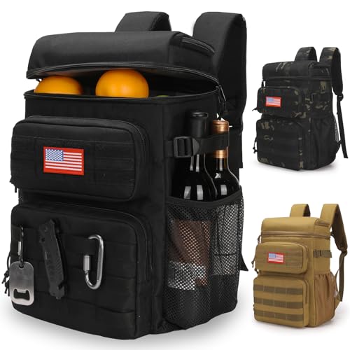 ATRIPACK Tactical Backpack CoolerSoft Lightweight Leakproof Cooler BackpackInsulated Cooler BagPortable Soft Cooler Bag Waterproof for Beach Travel Camping Picnic Hiking - Image 1