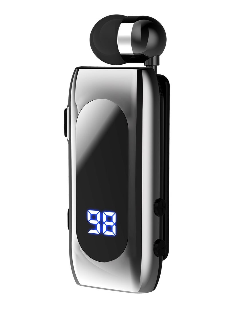 AL RAID Incoming Call Vibration K55 Bluetooth Headset Lavalier Retractable Cable Smart Bluetooth Headset Sports Single Ear In-Ear - Image 1