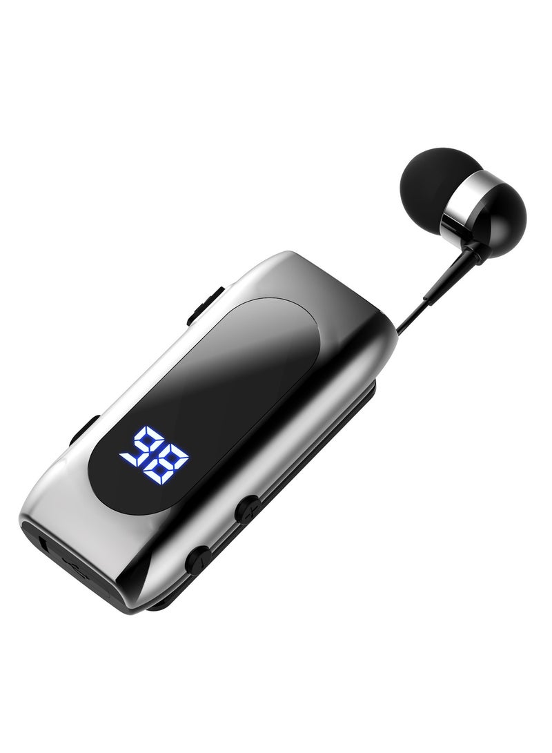 AL RAID Incoming Call Vibration K55 Bluetooth Headset Lavalier Retractable Cable Smart Bluetooth Headset Sports Single Ear In-Ear - Image 2
