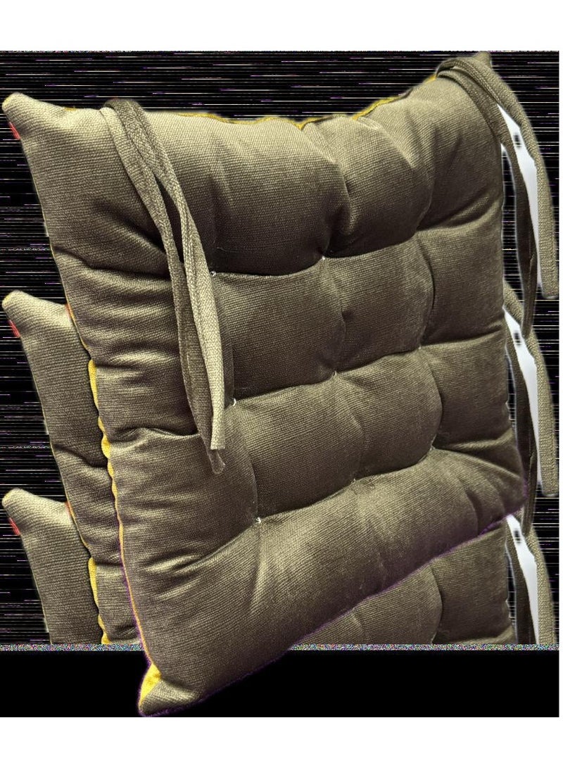 إسكدنيا وسادة مريحة للكرسي/الأريكة ذات وجهين مع عقدة ربطة عنق - Image 1