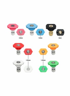 KASTWAVE KASTWAVE Washer Spray Nozzle Tips Multiple Spray Degrees 1/4 Inch Quick Connection 4000 PSI Tool Daily Pressure Washer Spray Nozzle Tips Multiple Degrees (7 Pack 1/4 inch)  - Image 3