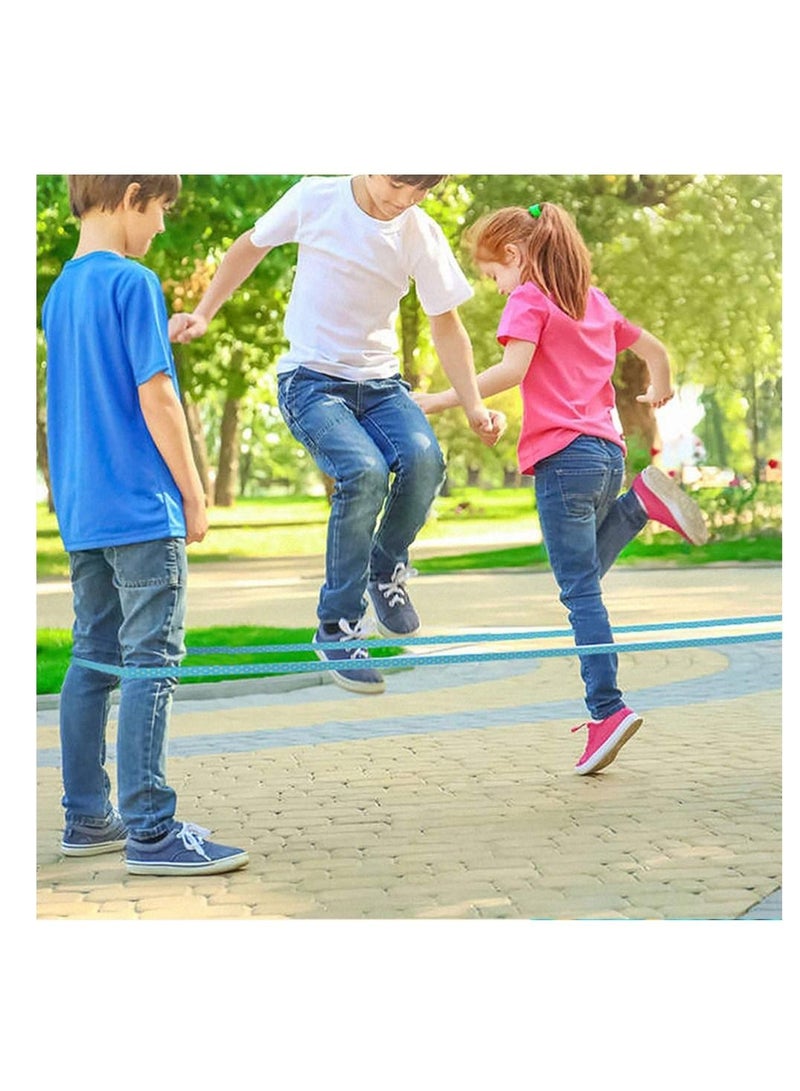 KASTWAVE Elastic Skipping Rope, KASTWAVE Jump Rope Toy Stretch Rope Elastic Fitness Jump Game Rubber Band Skipping Toy Kid Jumping Rope Students Jump Elastic Band Toys Kids Skipping Rope Toys (1pc ) - Image 5