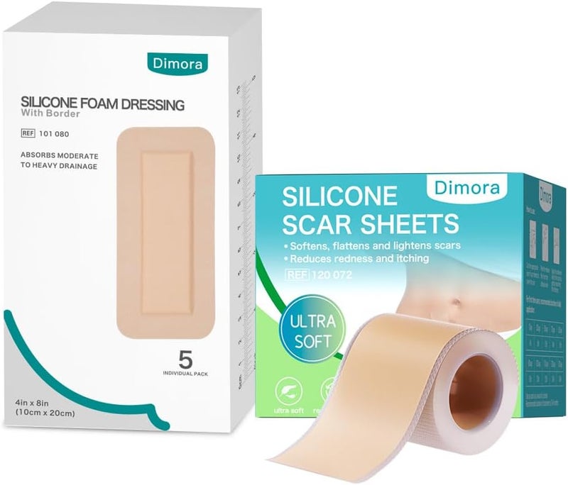 Dimora Silicone Foam Dressing  Silicone Scar Sheets - Image 1