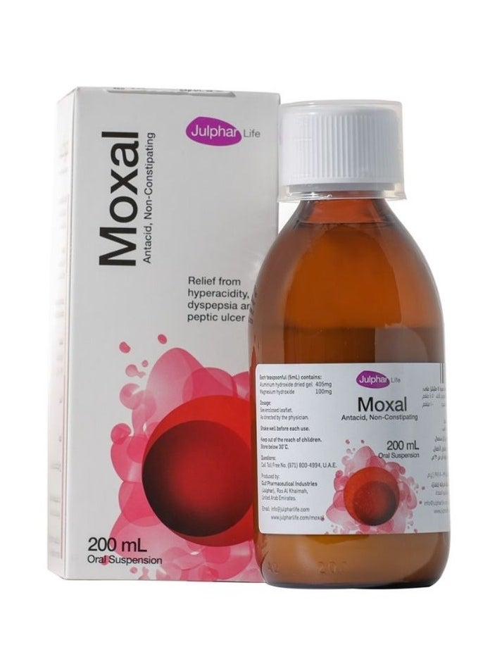Julphar Life Moxal suspension 200ml 