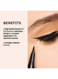 Winky Lux Meowza Liquid Eyeliner - Long-Lasting Black Eyeliner, Eyeliner Liquid Liner Black, 0.16 Oz  - Image 3
