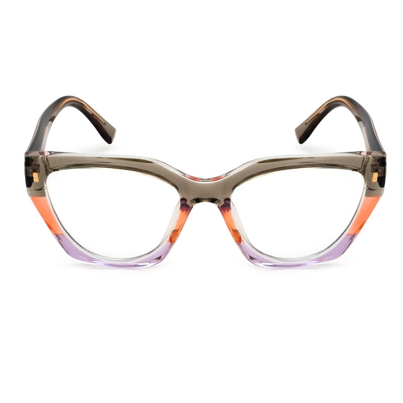 PERKEY Store PERKEY Bold Collection | Blu Cut & Antiglare Computer Eyeglasses | Full Rim Cat Eye Shape | For Women | Medium | OPTL0017 - Image 2