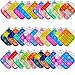 HENXING 30 Pcs Tie Dye Squeeze Pop Bubble Simple Fidget Sensory Toys Keychain Wrap Small Pop Bulk Classroom Prizes Relieve Anxiety Stress Toy for Kids Adult - Image 2