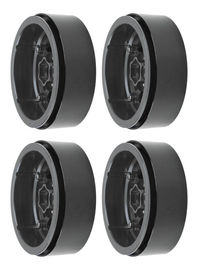 4 PCS 2.2in Aluminum Alloy Wheel Hub Universal Replacement Hub for 1/10 RC Simulation Crawler Titanium - Image 4