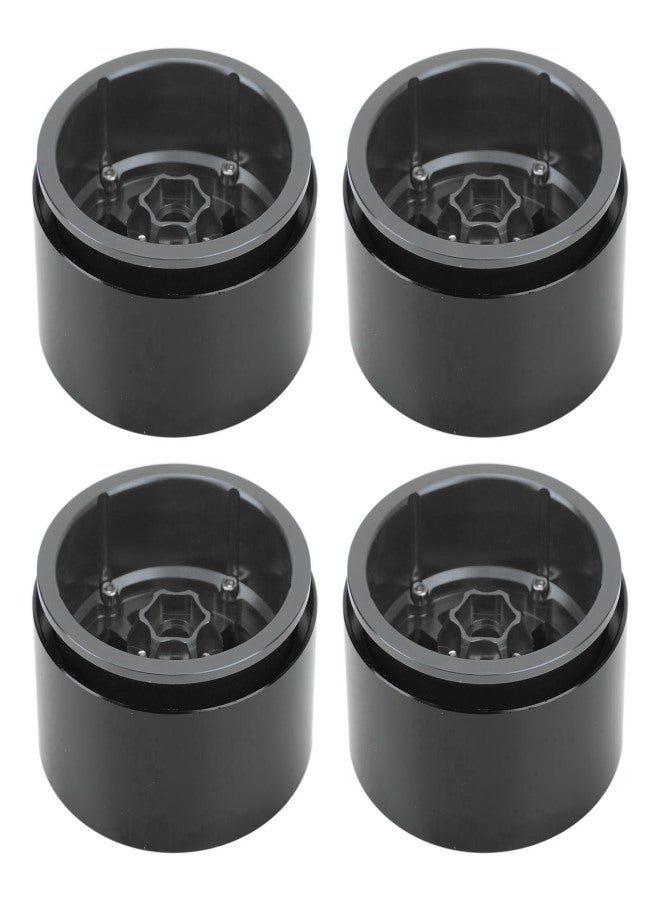 4 PCS 2.2in Aluminum Alloy Wheel Hub Universal Replacement Hub for 1/10 RC Simulation Crawler Titanium - Image 2