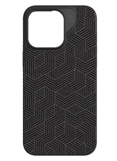 ZAGG Apple iPhone 15 Pro Max Case , ZAGG Cass - London Snap Series Magsafe Case - Black Geo  - Image 3
