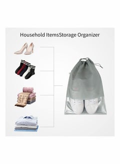Excefore Travel Shoe Bag, 18 Pcs Non-Woven Dustproof with Rope Storage Bag, Portable Home Shoes Organizers, Men And Women Dustproof & Waterproof Sports Shoe Bags for Packing  - Image 4