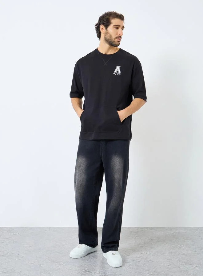 Styli Active Oversized Terry Training T-Shirt