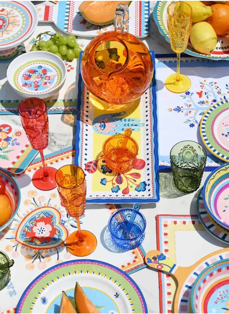 Baci milano - Dinner Plate with Radish – Ø 28 cm, Melamine, Mamma Mia Collection - Image 1