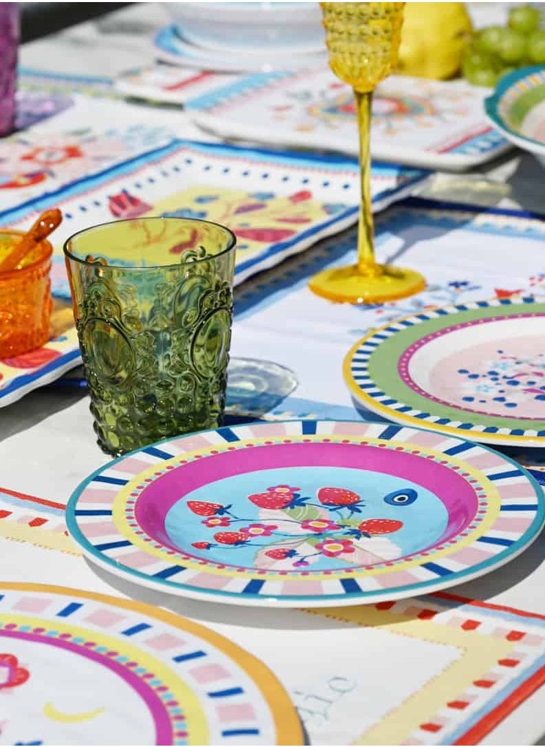 Baci milano - Dinner Plate with Radish – Ø 28 cm, Melamine, Mamma Mia Collection - Image 1
