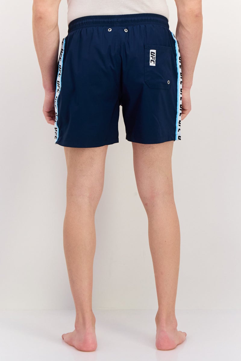 Ufc Men Brand Logo Board Shorts, Navy - Image 4
