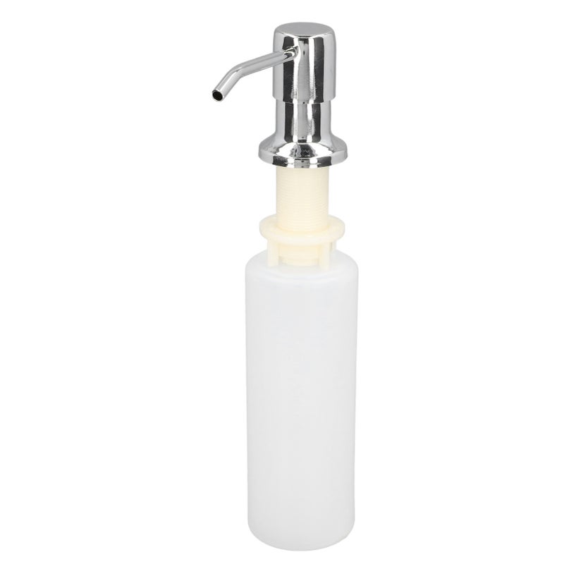 300ml Sink Soap Dispenser Lotion Pump Dispenser 304 Stainless Steel Lotion Dispenser for Kitchen Chromeplate - Image 4