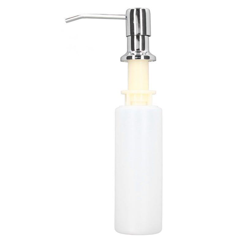 300ml Sink Soap Dispenser Lotion Pump Dispenser 304 Stainless Steel Lotion Dispenser for Kitchen Chromeplate - Image 3