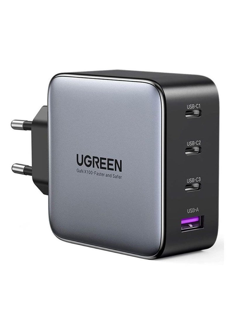 يو جرين شاحن سريع Ugreen GaN 3x USB من النوع C / USB Power Delivery 3.0 QuickCharge 4+ FCP SCP AFC 100W EU (CD226 40747) - Image 1