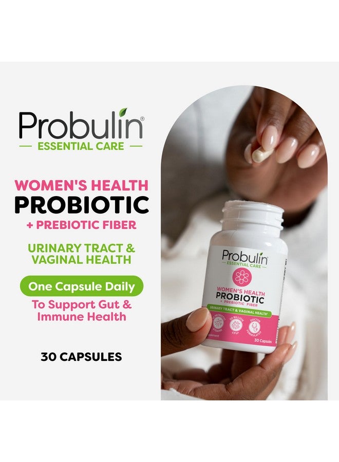Probulin بروبيولين بروبيوتيك للنساء، مكمل يومي لصحة المهبل والأمعاء والمناعة، كبسولات، 20 مليار وحدة تشكيل مستعمرة، 12 سلالة بروبيوتيك، نباتي، زجاجة تحتوي على 30 كبسولة - Image 2