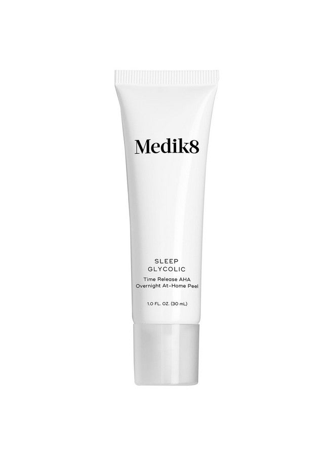 ميديك8 النوم الجليكوليك التقشير حمض الجليكوليك في المنزل الوجه قشر بين عشية وضحاها آها مكافحة الشيخوخة علاج الجلد الجلسرين والبرسيم الكوري 1.0 أوقية - Image 1