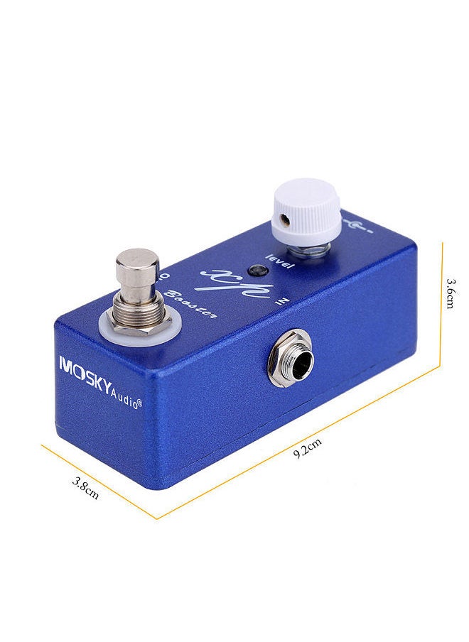 MOSKYAudio - XP Booster Electric Guitar Effect Pedal Mini Single Effect with Clean Boost True Bypass - Image 1