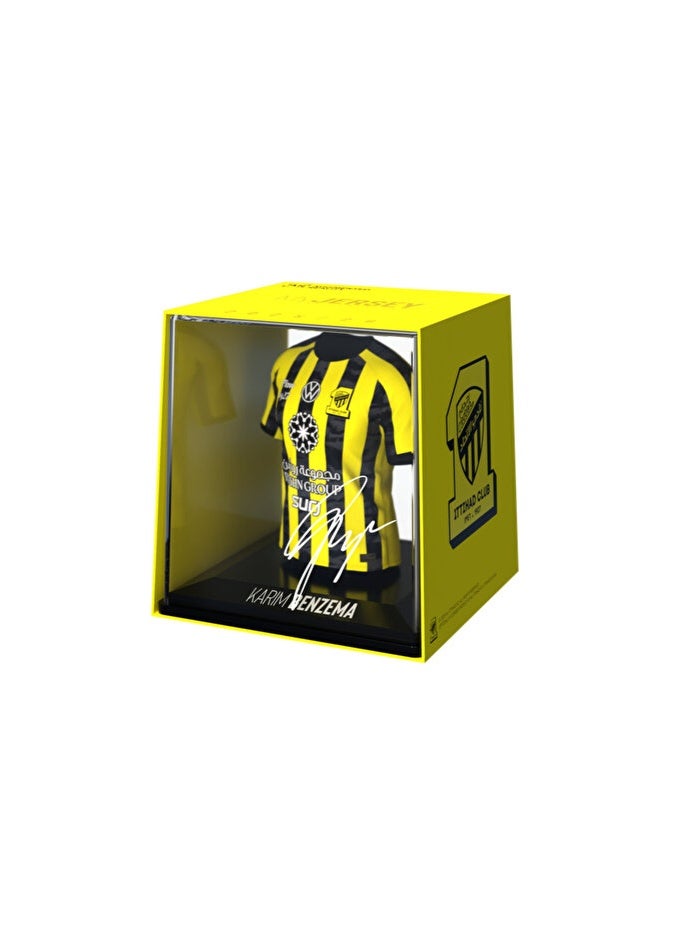 Splink سبلينك - كريم بنزيمة (الاتحاد) - علبة عرض قميص المنزل، منتج رسمي مرخص - Image 1