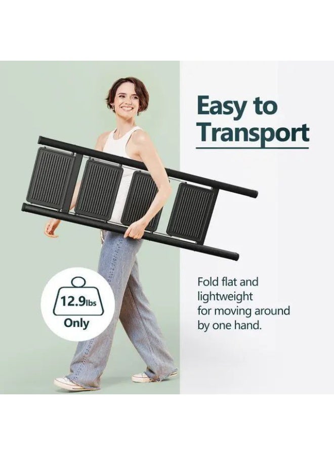 Foldable and storable metal ladder - Image 1