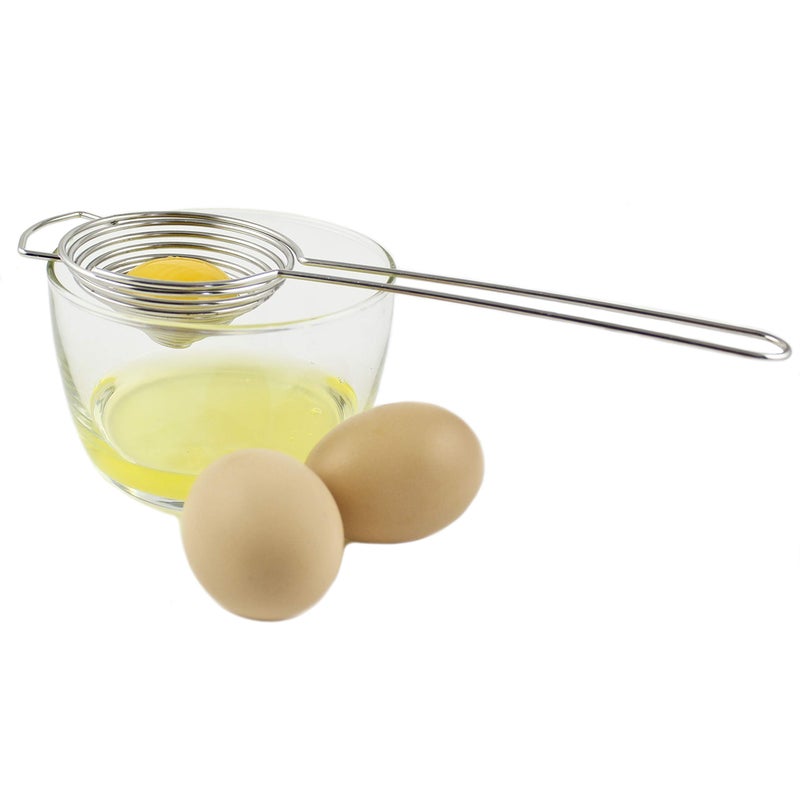 Zoie + Chloe Stainless Steel Egg Separator Strainer - Egg Yoke Separator - Egg White Separator Filter