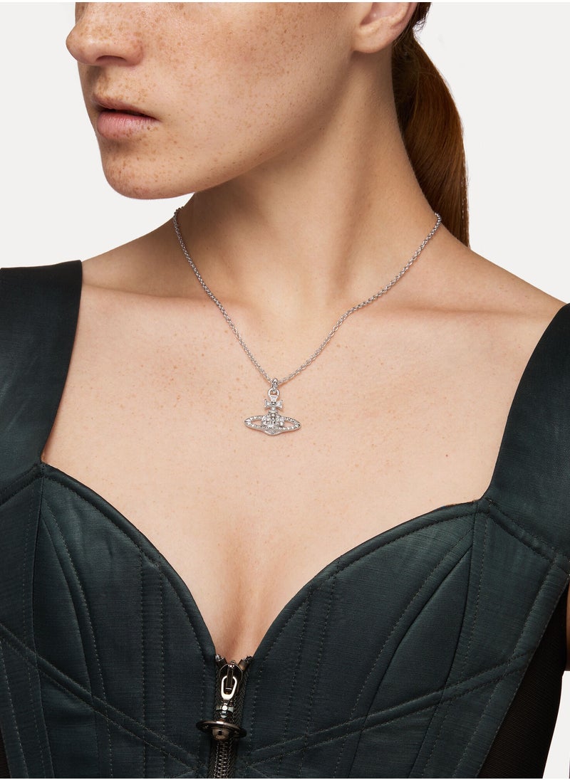Vivienne Westwood - Silver Rivet Saturn Necklace - Image 1