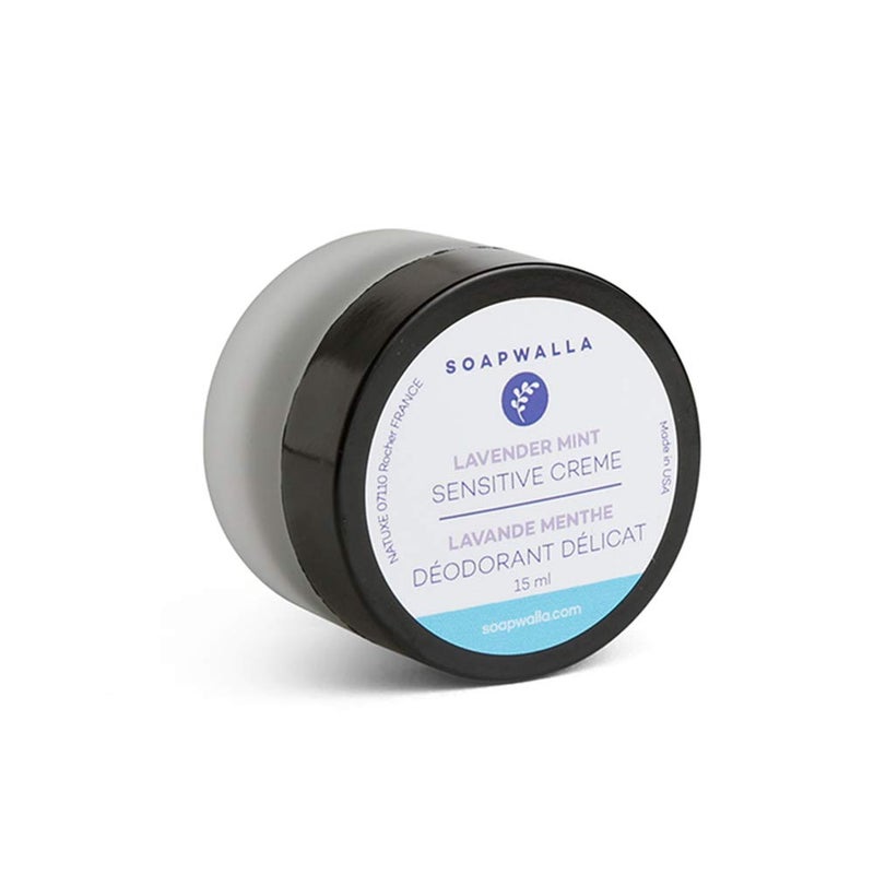 Soapwalla - Organic / Vegan Sensitive Skin Deodorant Cream (Lavender Mint, Baking Soda-Free) - 0.5 oz Travel Size - Image 2