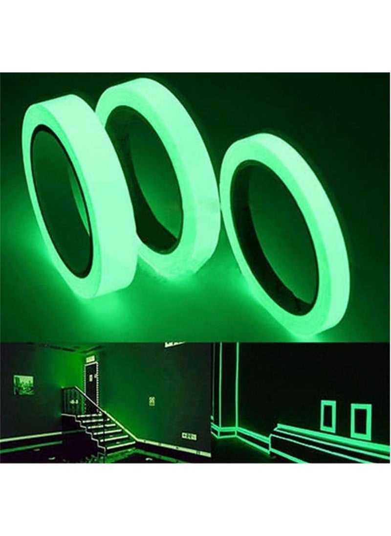ElloZia Ellozia Removable Waterproof Photo luminescent Glow in The Dark Safety Green Tape 30 feet 9Meter 1Pcs  - Image 1