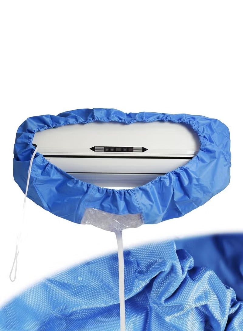 LR Split Air Conditioning Cleaning Waterproof Cover Bag, AC Unit Dust Washing Clean Cover Kit with 9ft Water Pipe Wall Mounted Air Conditioning Protector Service Bag Fits 9000 to 12000BTU for 1~1.5P  - Image 1