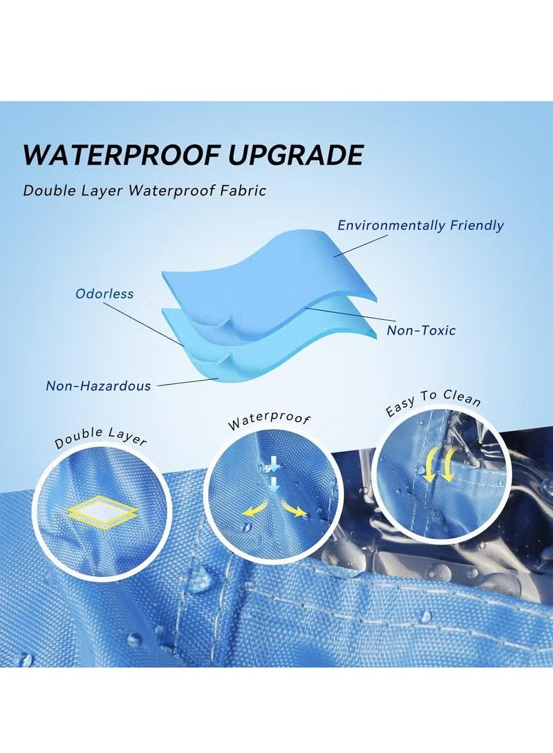 LR Split Air Conditioning Cleaning Waterproof Cover Bag, AC Unit Dust Washing Clean Cover Kit with 9ft Water Pipe Wall Mounted Air Conditioning Protector Service Bag Fits 9000 to 12000BTU for 1~1.5P  - Image 4