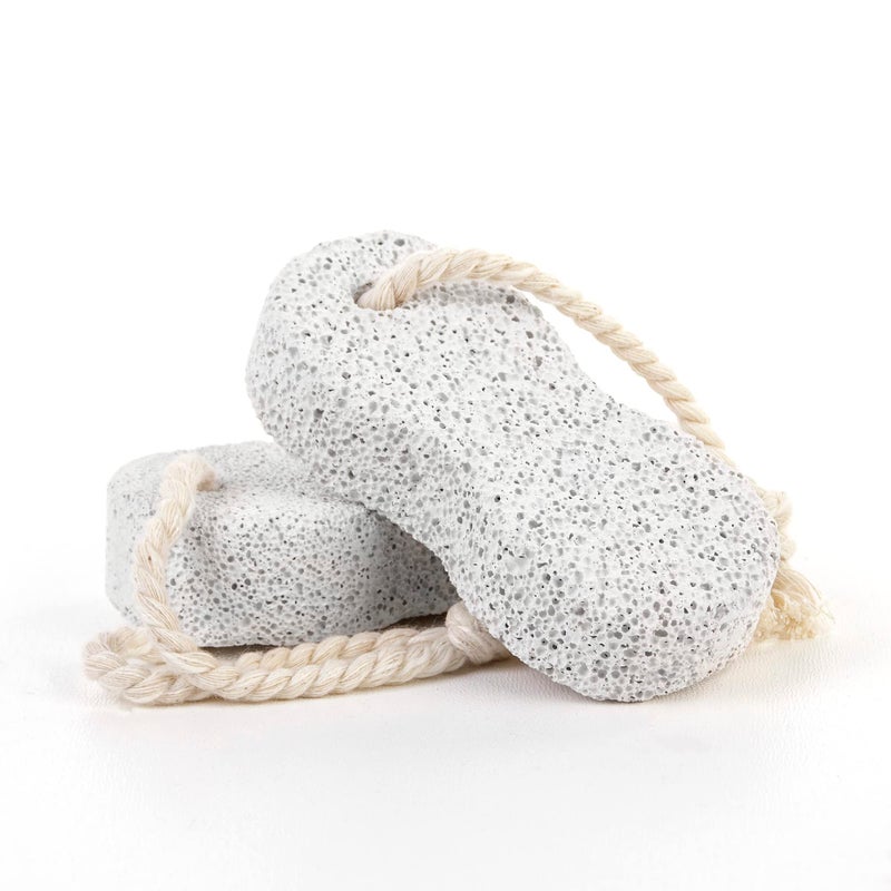 Jairestone Pumice Stone for Feet - Natural Earth Lava Pumice Stone for Foot Callus - Foot Scrubbers for Use in Shower - Pack of 2 - Image 1