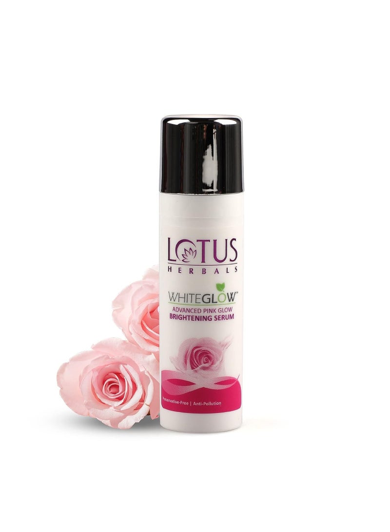 LOTUS HERBALS Lotus Herbals Whiteglow Advanced Pink Glow Brightening Serum, 30ml  - Image 1
