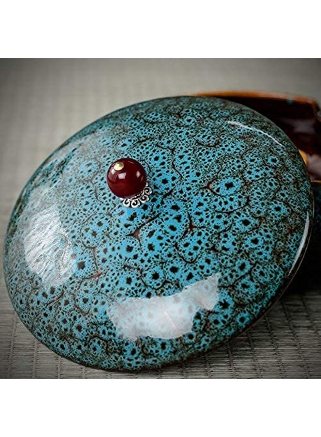 5.7" Large Ashtrays for Ceramic with Lids Ash Tray Outdoors Ashtrays for Indoor - Image 2